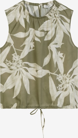 Marc O'Polo Bluse 'Co-Ord-Look' in Grün: Vorderseite