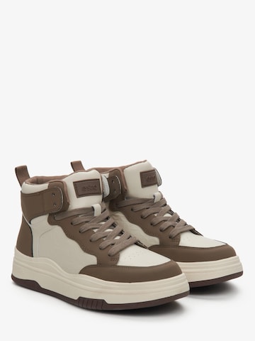 Estro Sneakers hoog '22-889' in Beige