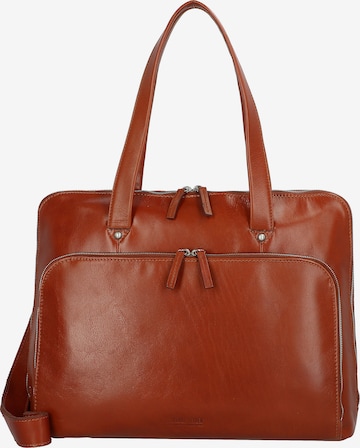 LEONHARD HEYDEN Shoulder Bag 'Cambridge' in Brown: front