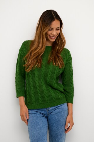 Kaffe Sweater 'Silja' in Green: front