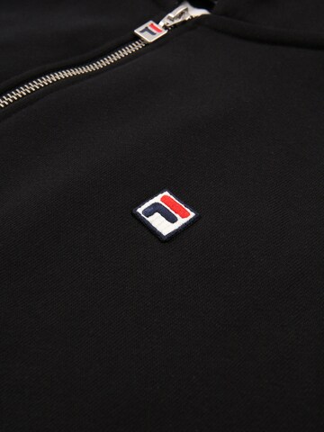 FILA - Sudadera con cremallera 'BORNO oversized raglan 2-way zip hoodie' en negro