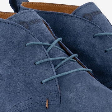 Travelin Lace-Up Boots 'Glasgow' in Blue