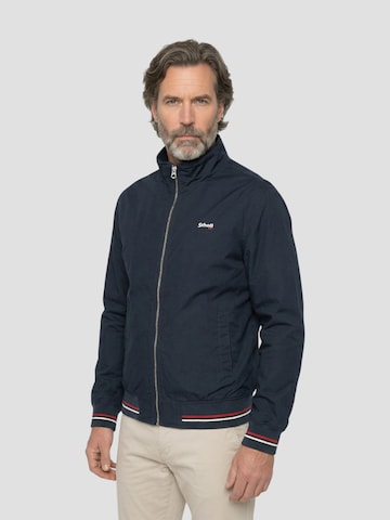 Schott NYC Between-Season Jacket in Blue: front