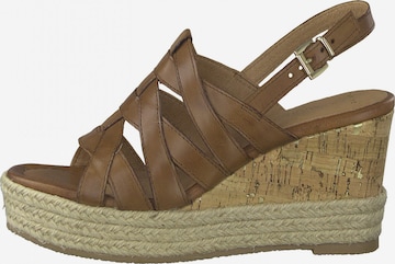 MARCO TOZZI Strap Sandals in Brown: front