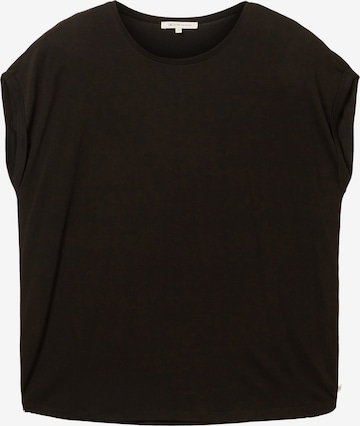 TOM TAILOR DENIM Shirt in Black: front