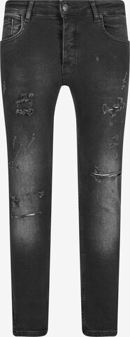 2Y Premium Slim fit Jeans in Black: front