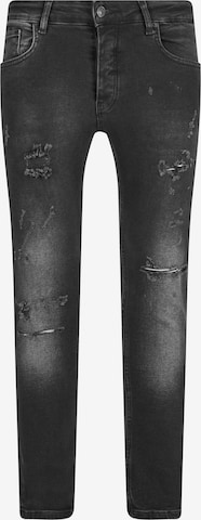 2Y Premium Slim fit Jeans in Black: front