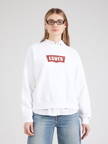 LEVI'S ® Μπλούζα φούτερ 'HERITAGE' σε λευκό: μπροστά