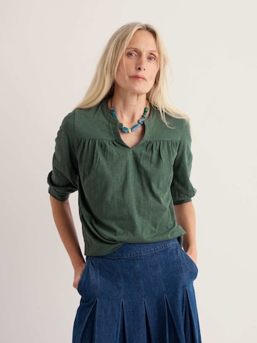 Camicia da donna 'Little Sun' di Seasalt Cornwall in verde: frontale