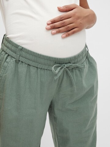 MAMALICIOUS Regular Pants 'Beach' in Green