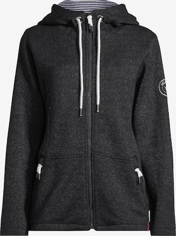 salzhaut Sweatvest in Blauw: voorkant