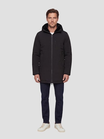 Manteau mi-saison Schott NYC en noir : devant