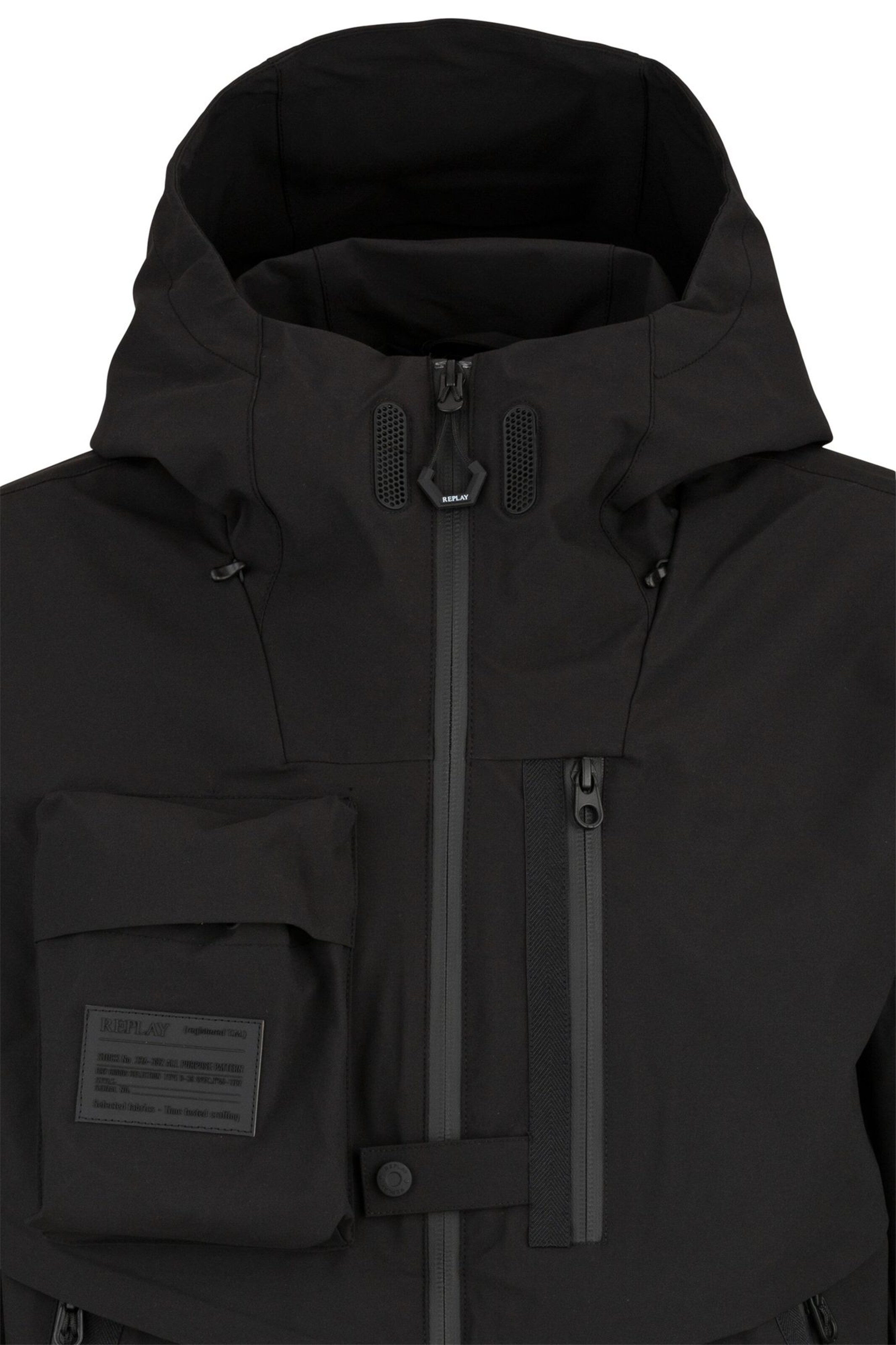 REPLAY Winterjas in Zwart