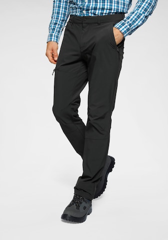 Schöffel - regular Pantalón de montaña 'Koper 1' en negro: frente