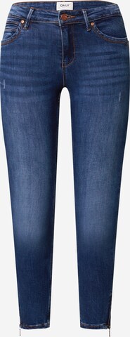 Skinny Jean ONLY en bleu : devant