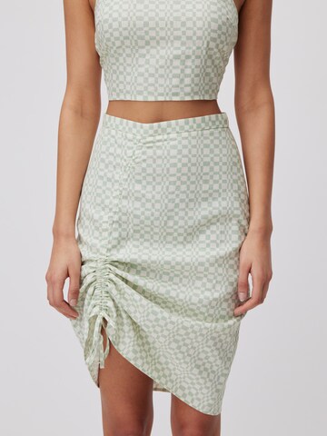 LeGer by Lena Gercke - Falda 'Mira' en verde: frente