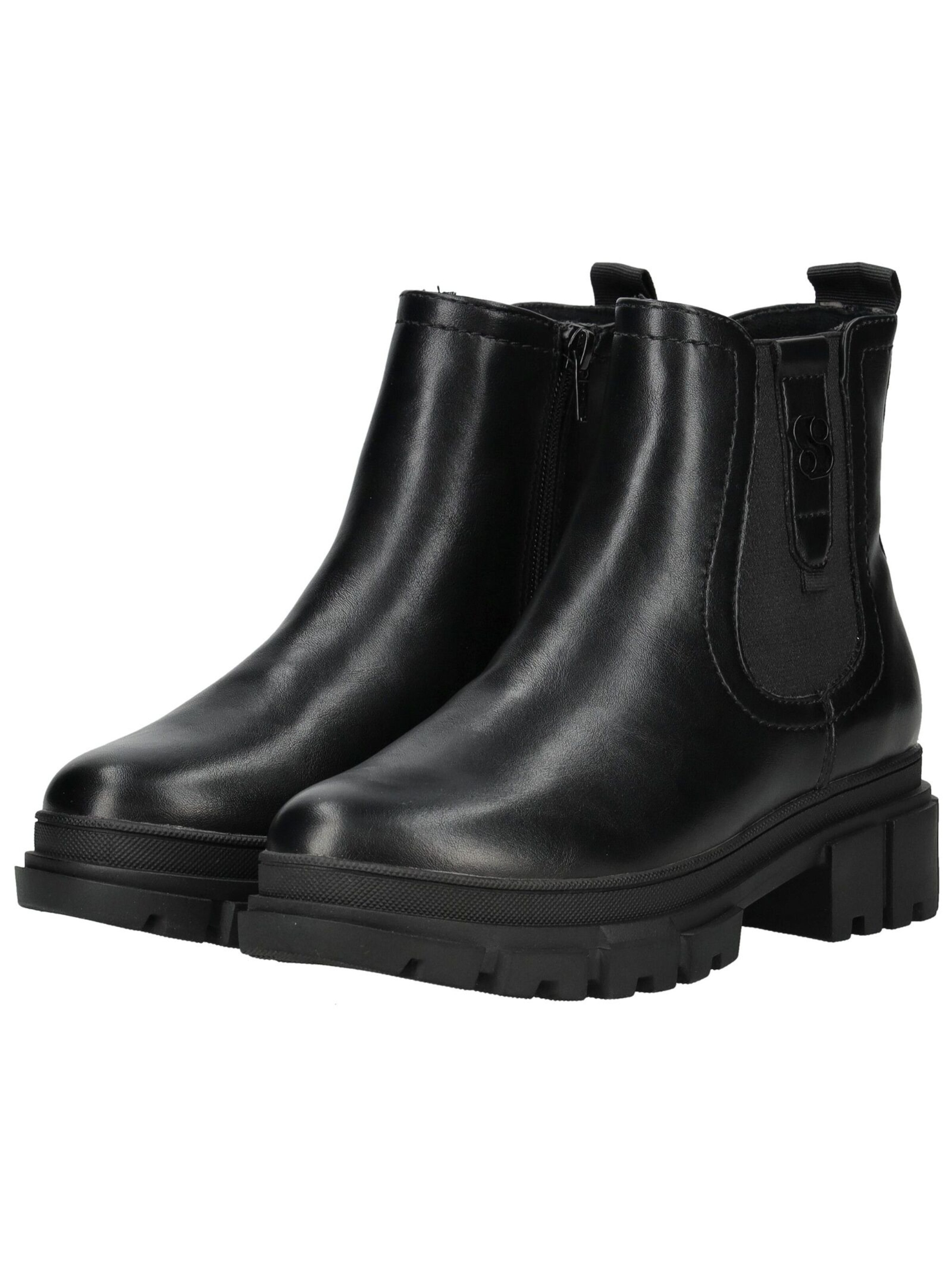 s.Oliver Enkellaarsjes in Zwart