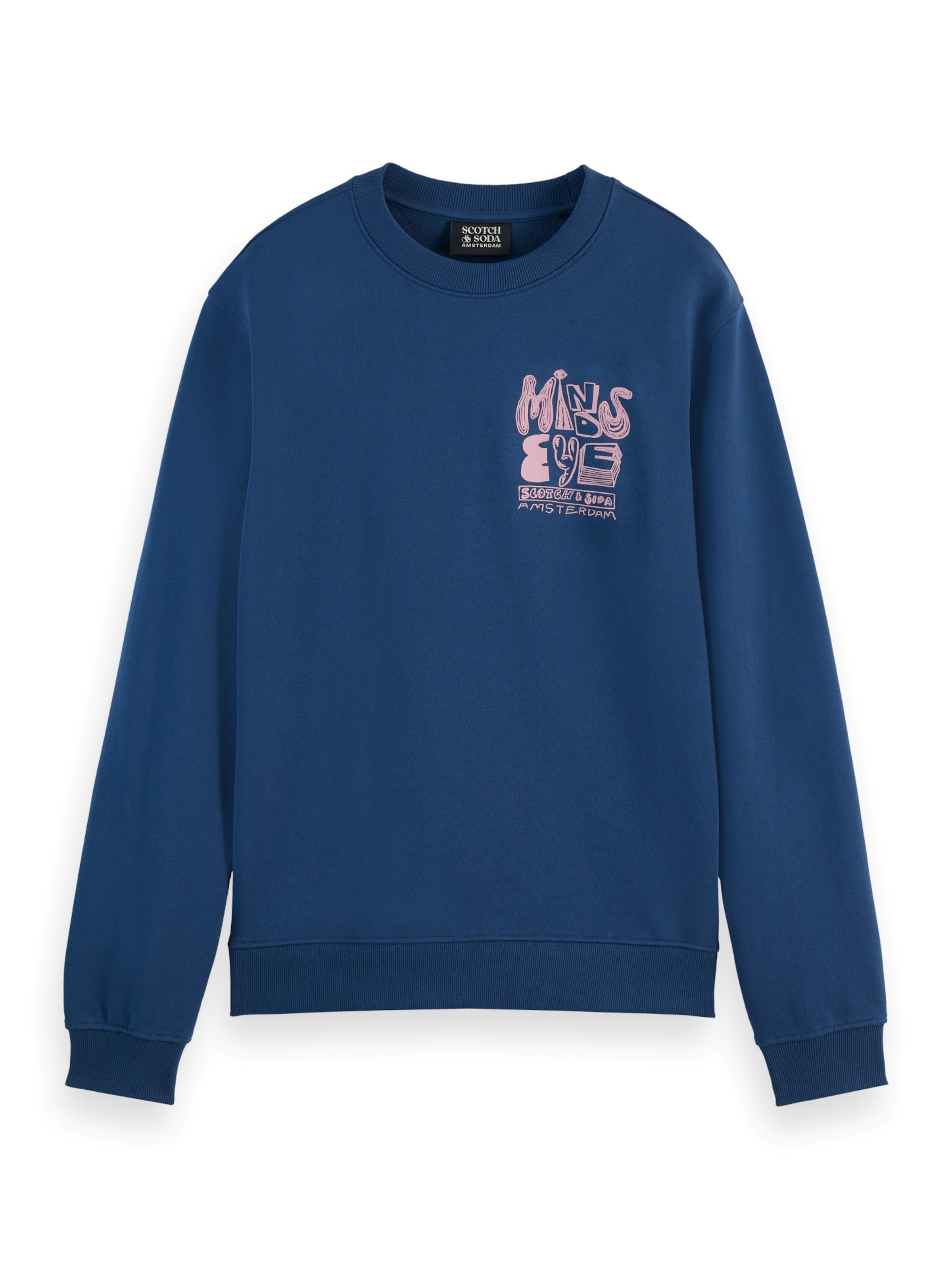 SCOTCH & SODA - Sweatshirt em azul: frente