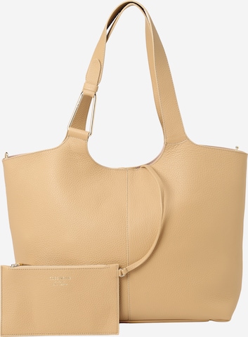 Coccinelle Shoppingväska 'Brume' i beige