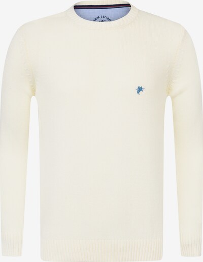 DENIM CULTURE Sweater 'Brian' in Cream / Sky blue, Item view
