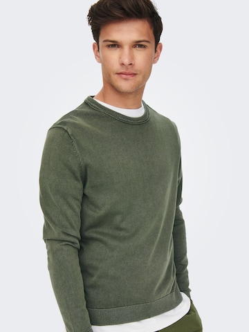 Pull-over 'Clark' Only & Sons en vert