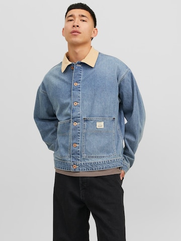 Veste mi-saison 'DEREK' JACK & JONES en bleu : devant