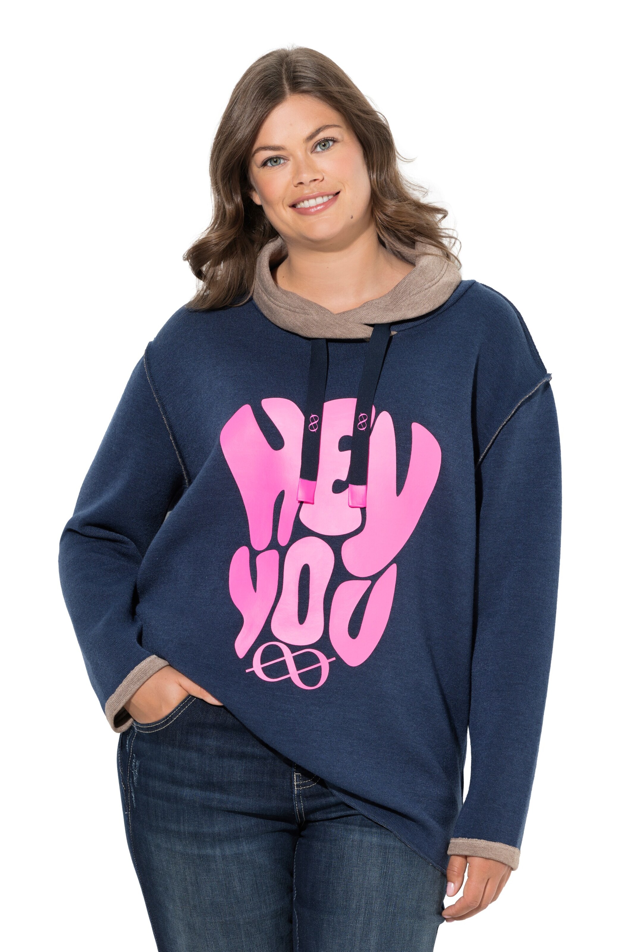 LAURASØN Sweatshirt in Blauw: voorkant