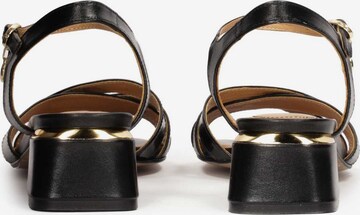 Kazar Páskové sandály – černá