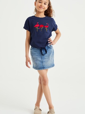 WE Fashion T-Shirt in Blau