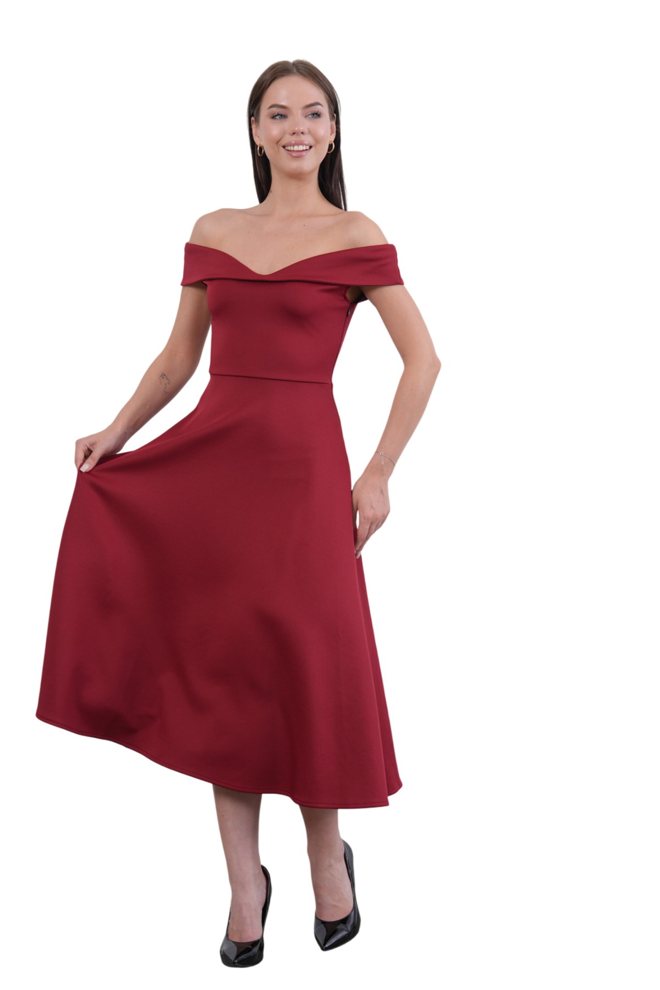 WOMAN VISION Cocktailjurk in Rood