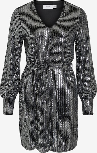 VILA Kleid in schwarz / silber, Produktansicht