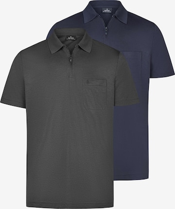 Ragman Shirt 'Basic' in Grey: front