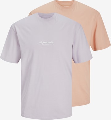 JACK & JONES T-shirt 'VESTERBRO' i lila: framsida
