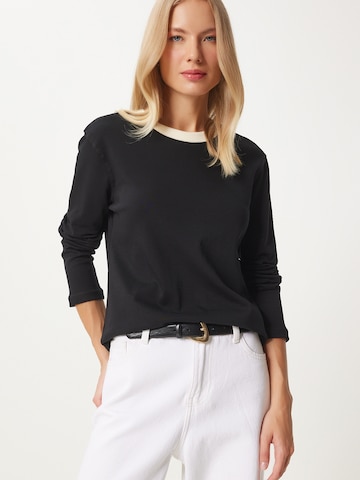 Happiness İstanbul Tričko - Čierna: predná strana