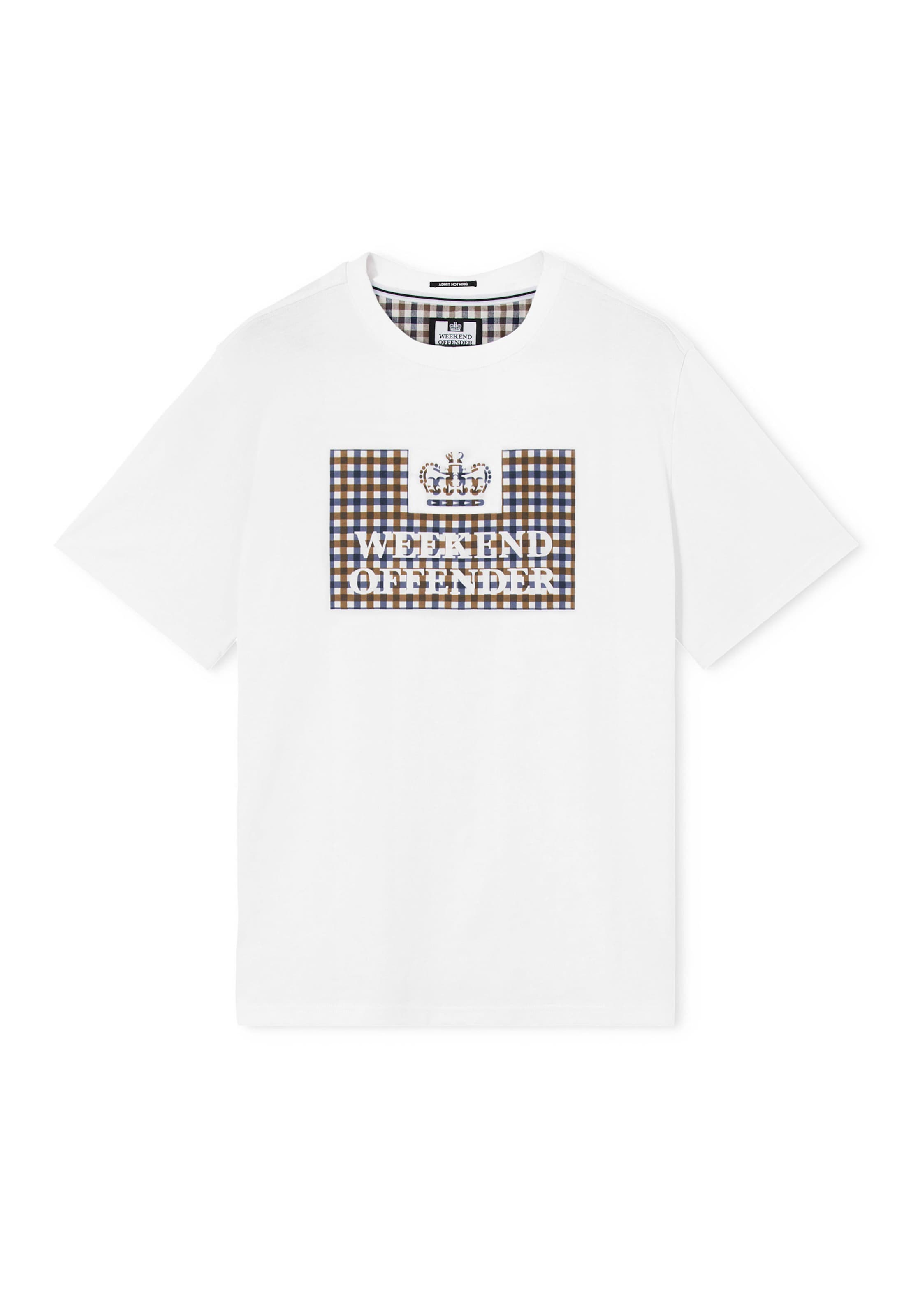 Weekend Offender T-Shirt 'Shevchenko' in Weiß: Vorderseite