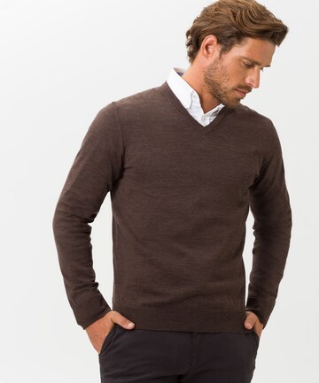 BRAX Pullover 'Vico' in Braun: predná strana