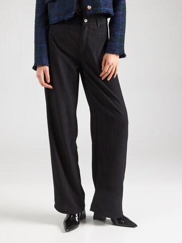 Wide leg Pantaloni di TAIFUN in nero: frontale