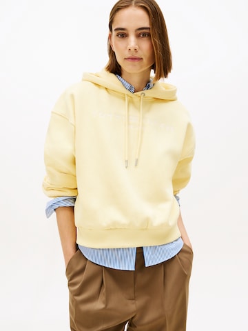 TOMMY HILFIGER Bluzka sportowa w kolorze żółty: przód