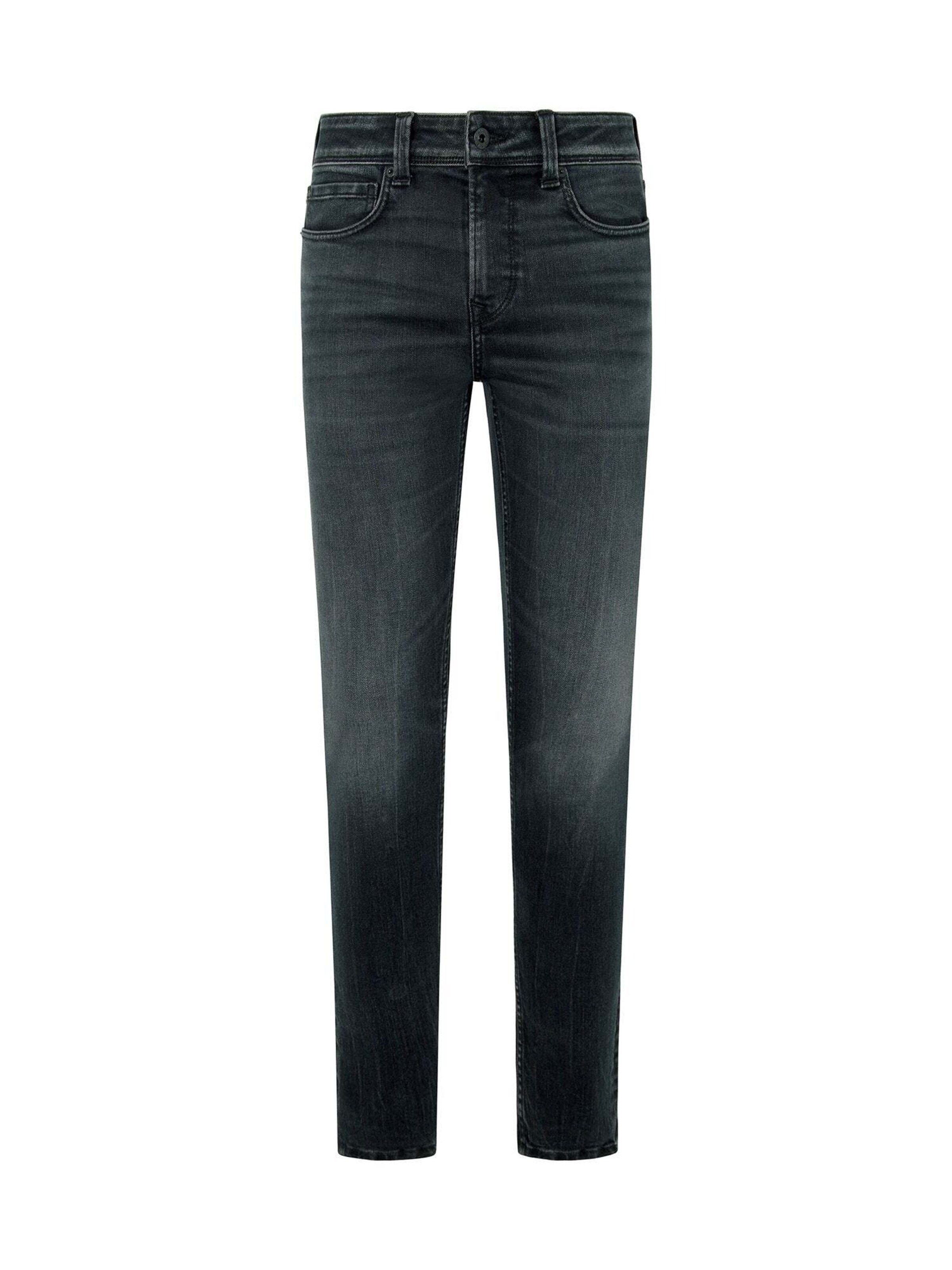 Jean 'Finsbury' Pepe Jeans en noir : devant