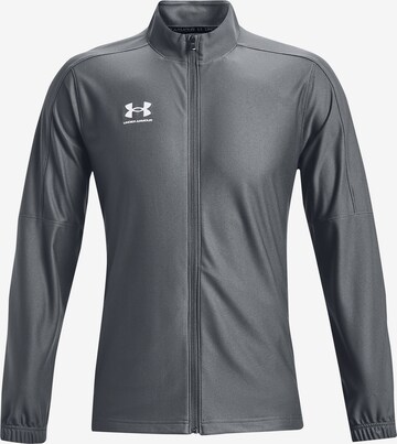 UNDER ARMOUR Sportjacke 'Challenger' in Grau: predná strana