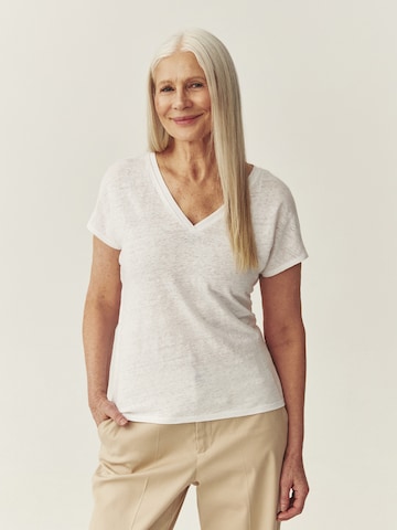 TATUUM Bluza | bela barva: sprednja stran