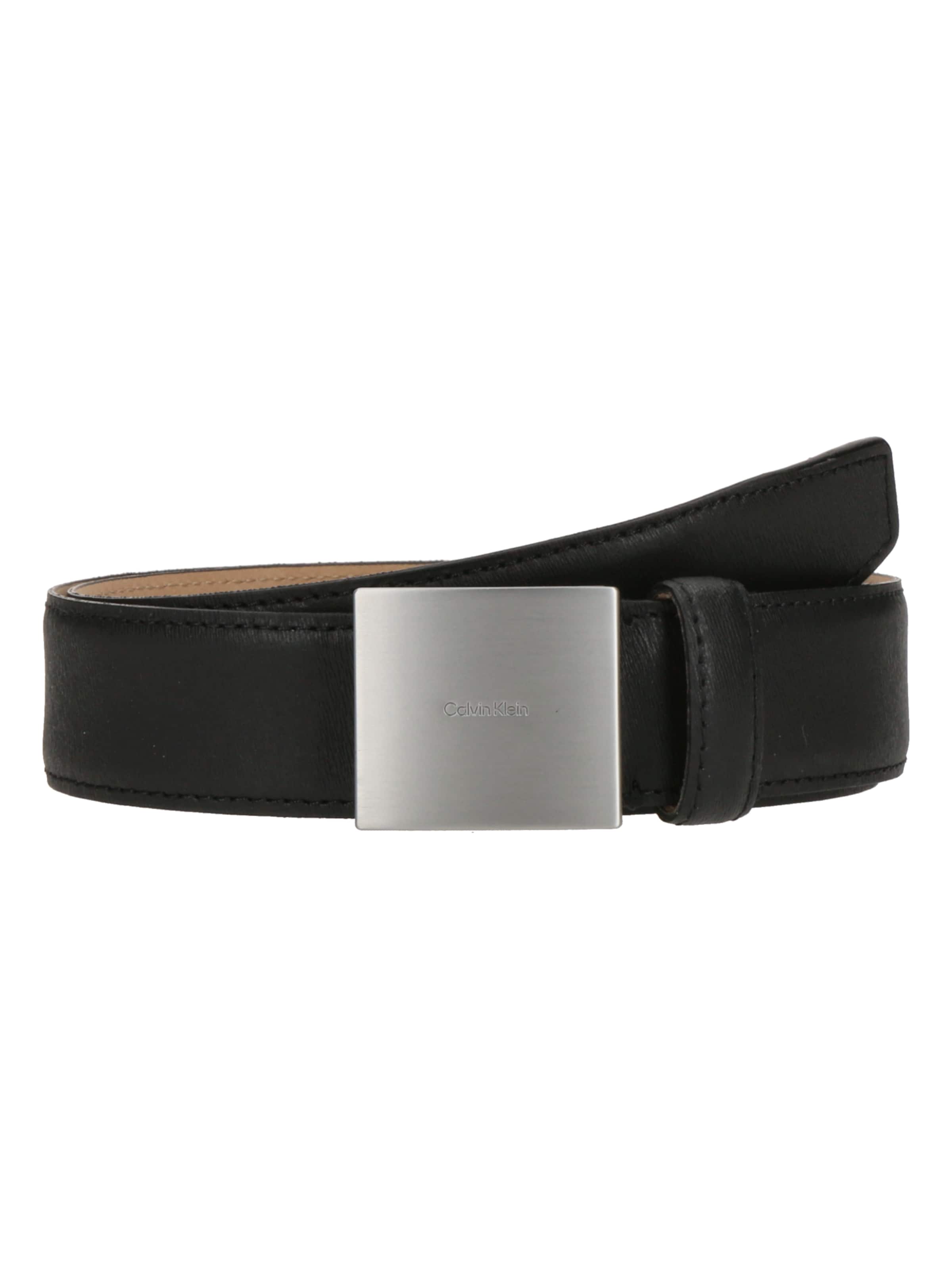 Ceinture Calvin Klein en noir : devant