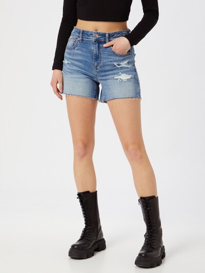 American Eagle Jeans in de kleur Blauw denim, Modelweergave