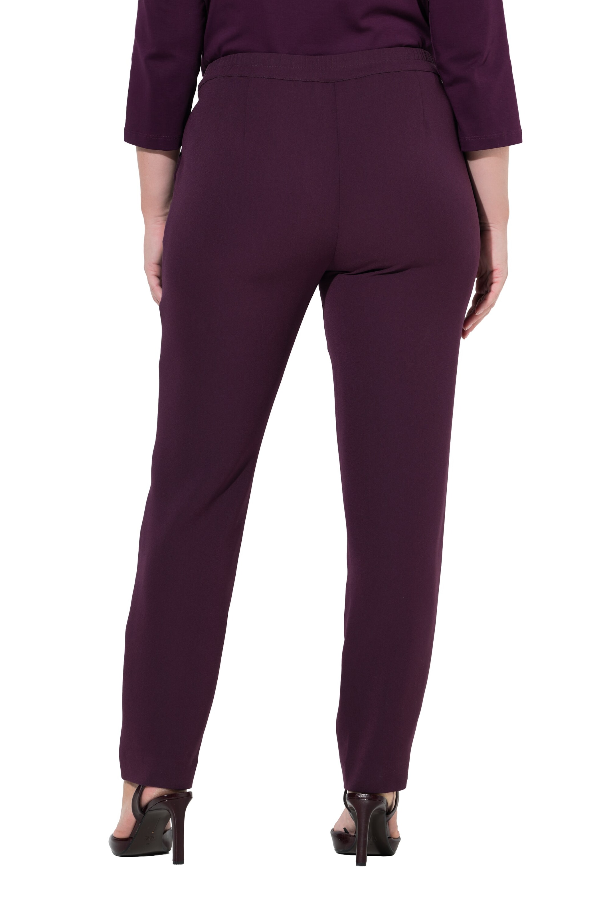 Ulla Popken Regular Broek in Lila