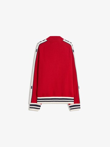 Vestes en maille Bershka en rouge