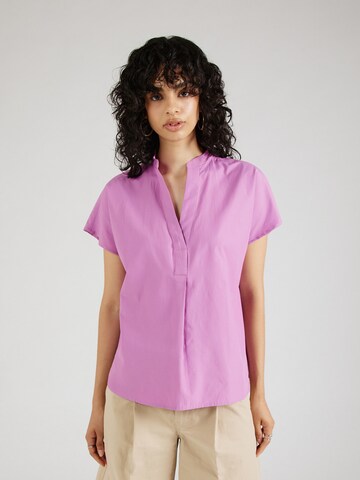 Chemisier QS en violet : devant