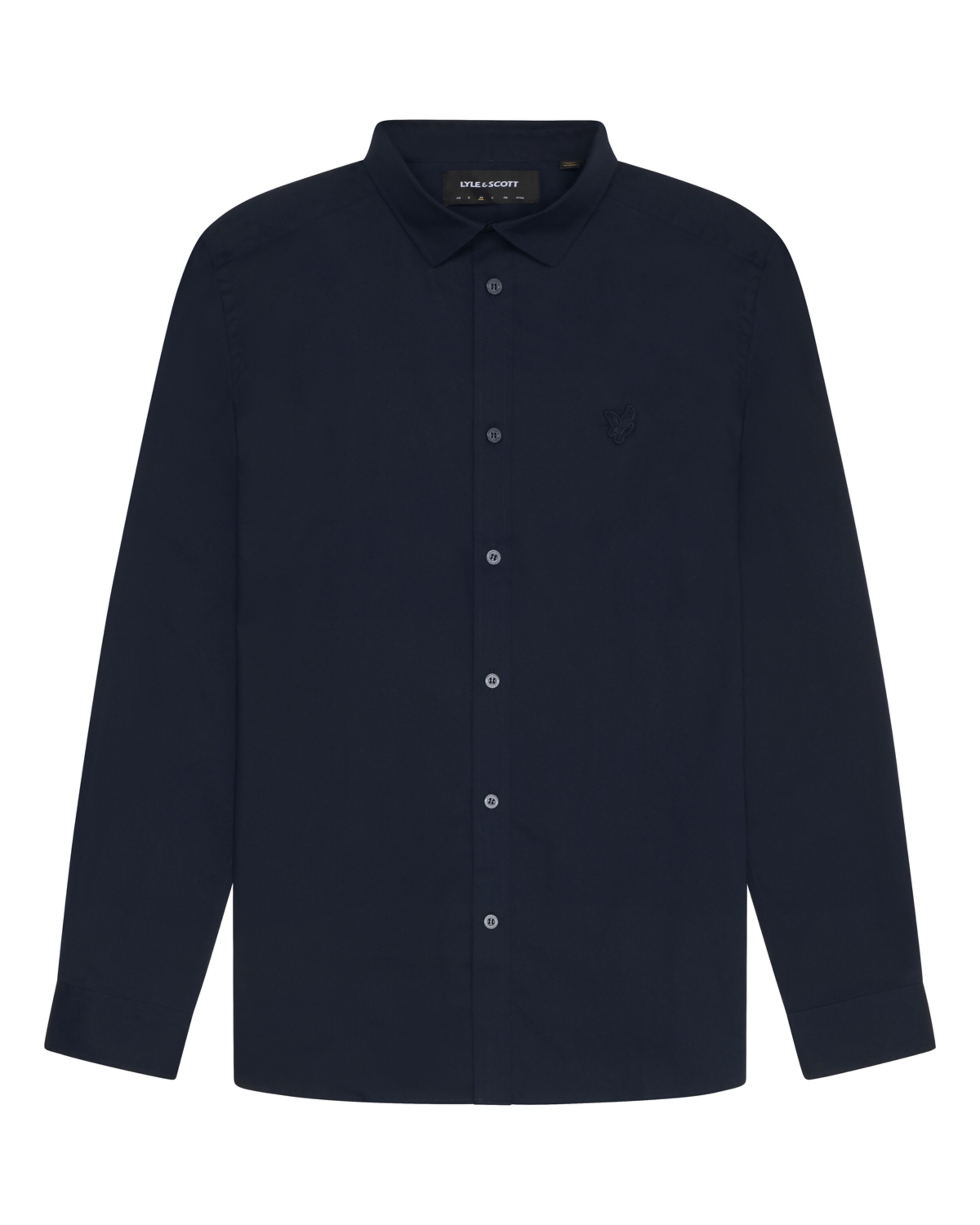 Lyle & Scott Overhemd in de kleur Navy, Productweergave