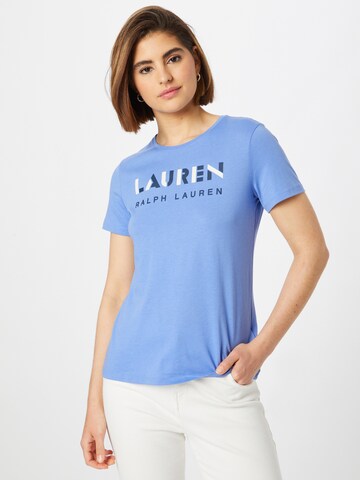 Lauren Ralph Lauren T-Shirt 'KATLIN' in Blau: Vorderseite