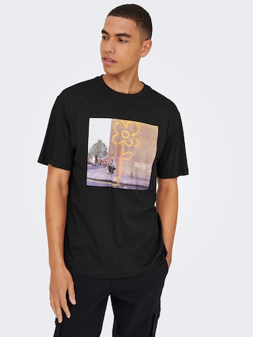 Only & Sons Shirt in Black