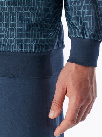 SCHIESSER Pyjama lang 'Comfort Essentials'‌‌‌‌‌‌‌‌‌‌ in Blau